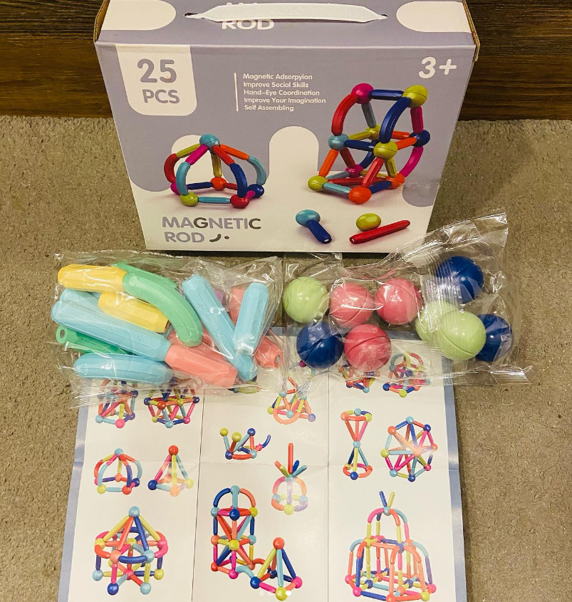 25 pieces magnetic sticks