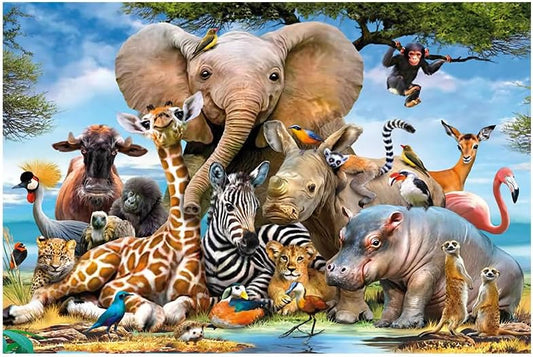 Animal World Jigsaw Puzzle 1000 Pieces