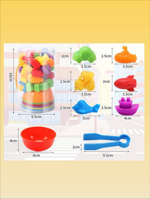 Transport classification sorting toy