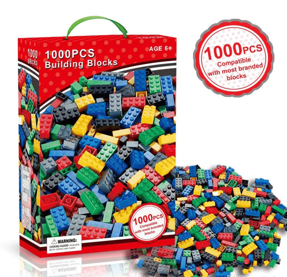 1000 pieces compatible legos