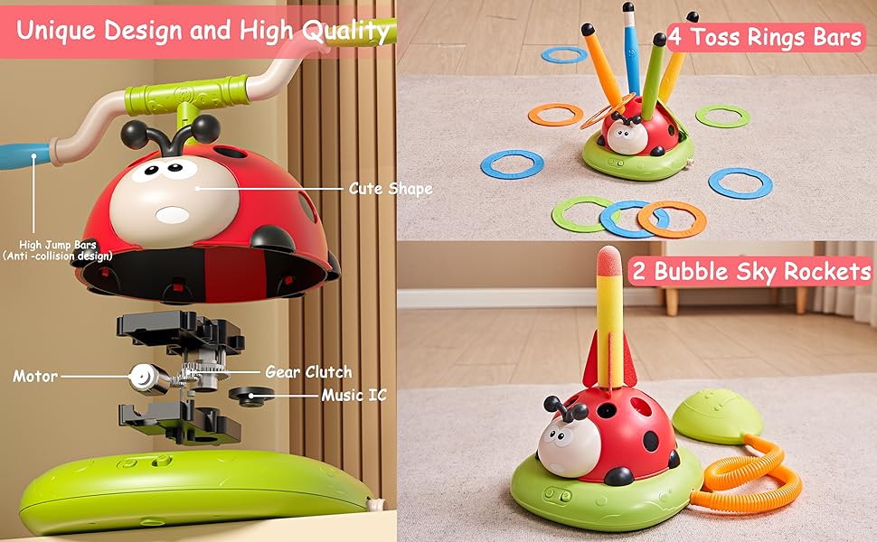 Lady bug exercise game 3 in 1