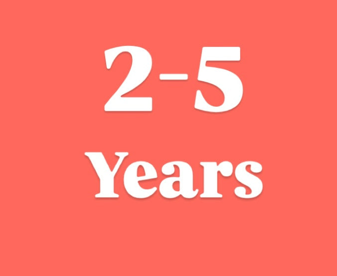 2-5 years