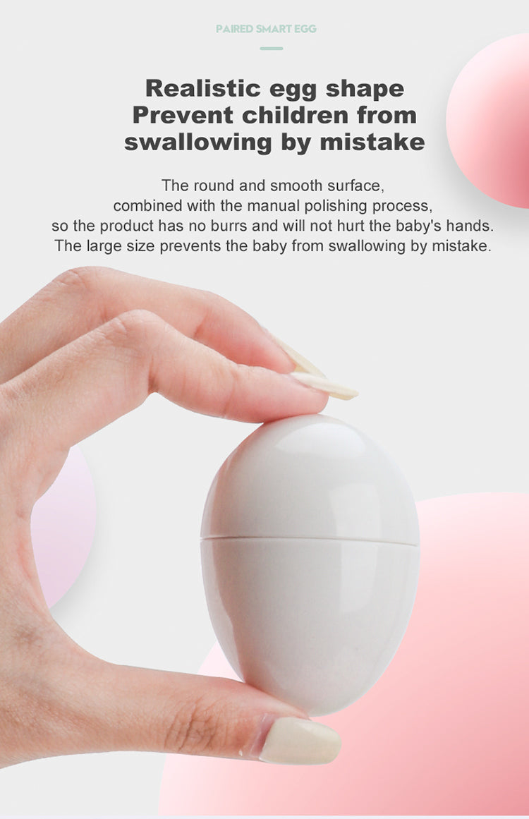 Smart egg shape and color matching set