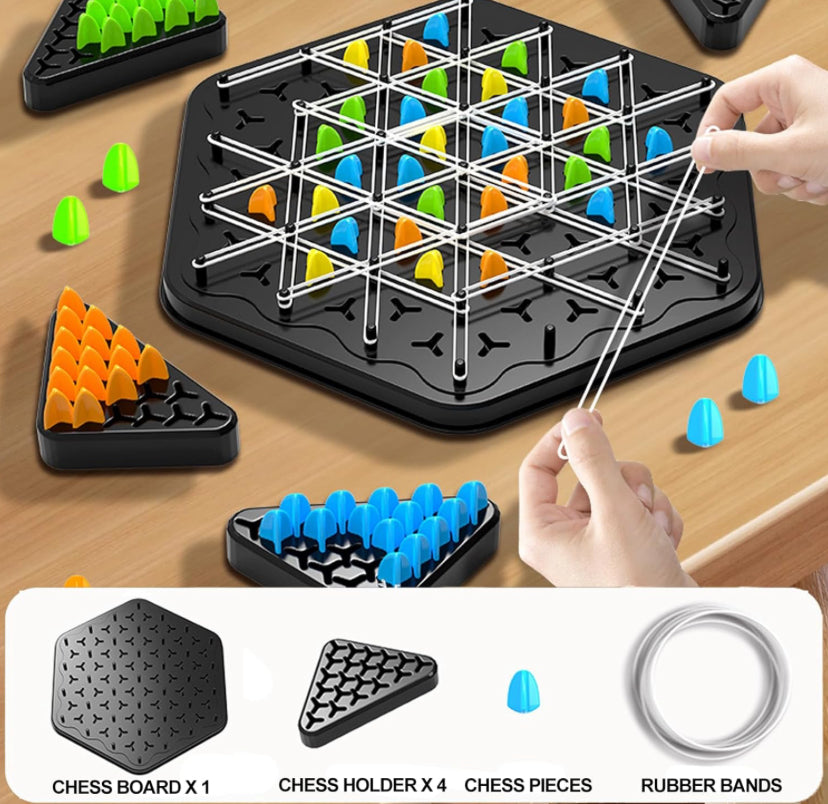 Triangle chess game