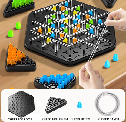 Triangle chess game