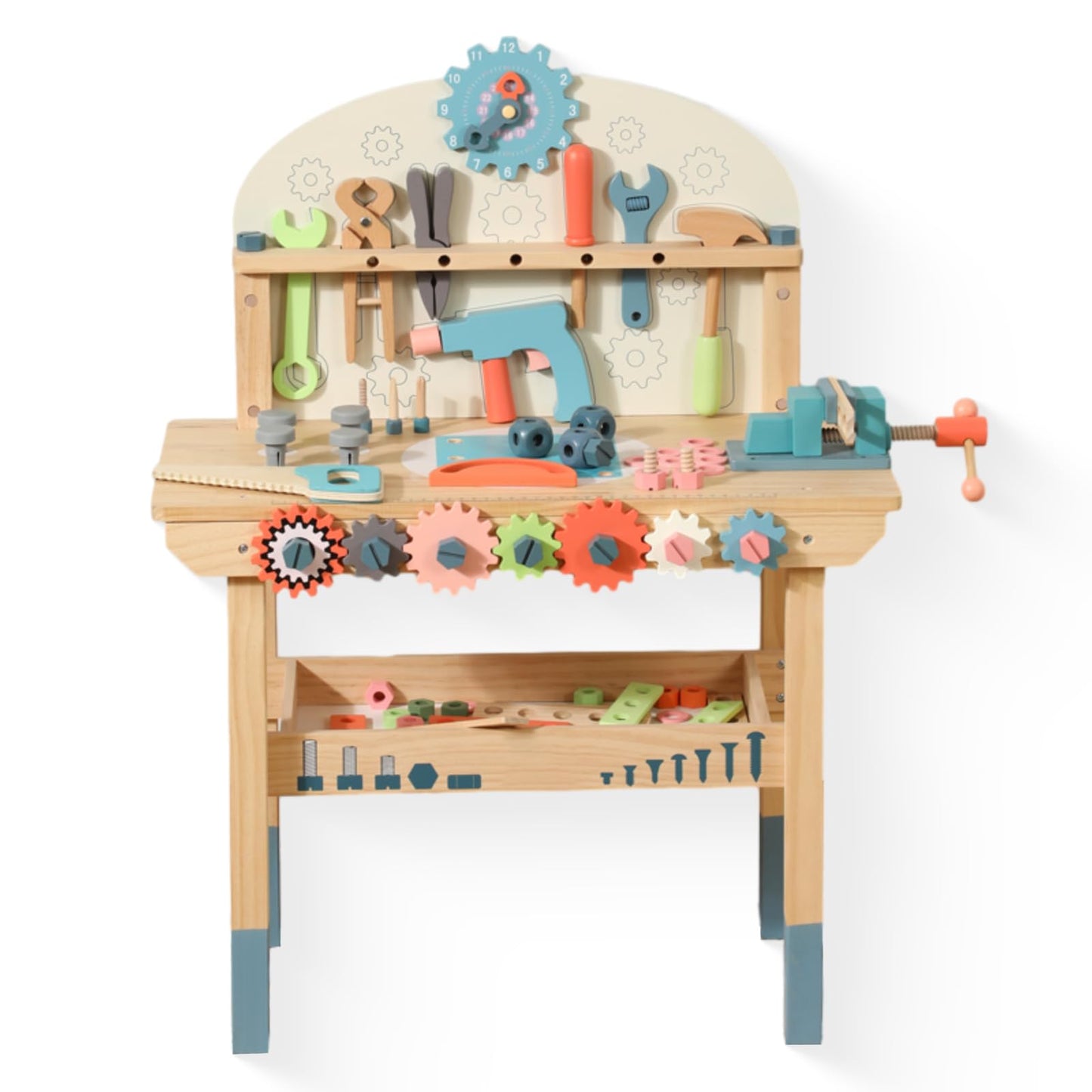 Wooden tool bench- Pretend play