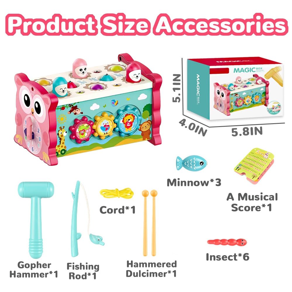 Multifunctional hammering toy