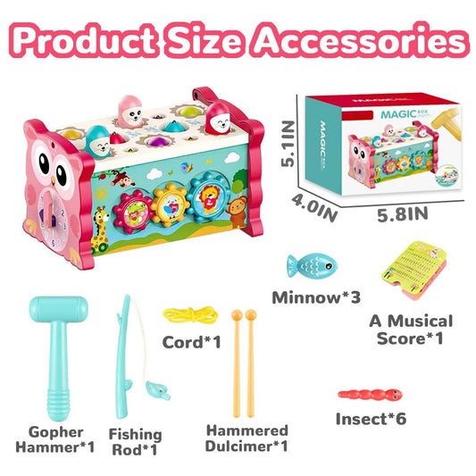 Multifunctional hammering toy