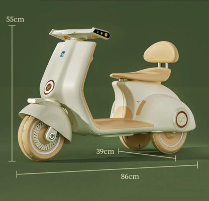 Electric Vespa 6V kids- Beige