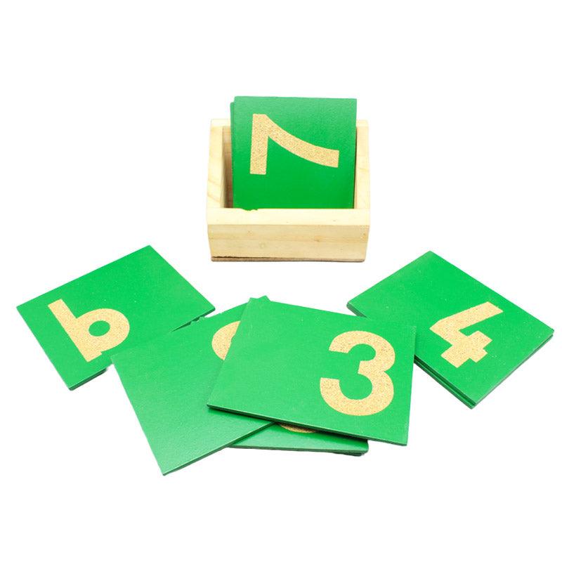 Montessori Number sand cards