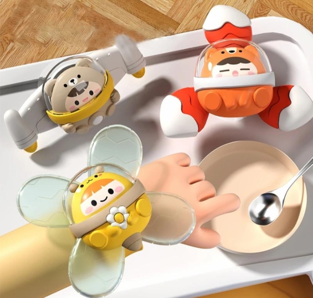 3in1 Space Sensory Fidget Suction Spinning Toy (3 pcs)