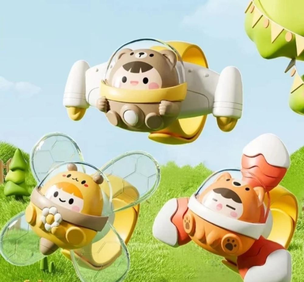 3in1 Space Sensory Fidget Suction Spinning Toy (3 pcs)