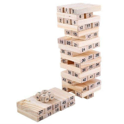Wooden Jenga 54 pieces