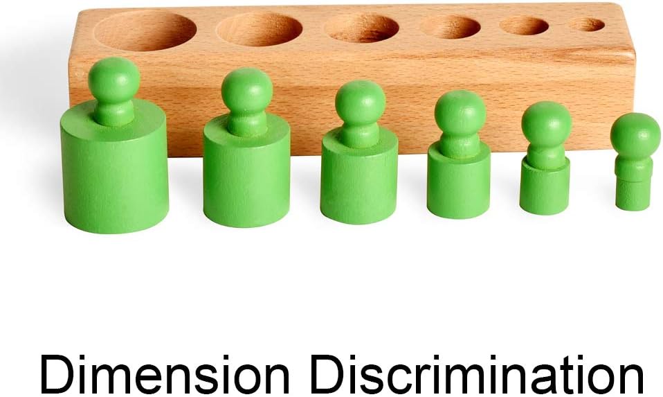 Wooden knob cylinders