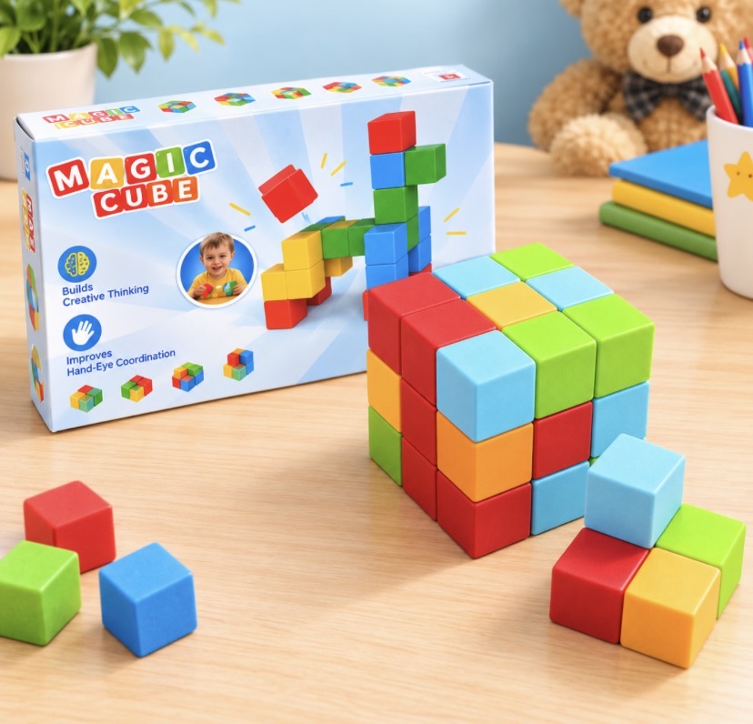 Large Magic cubes - 32 pieces (4.2cm x 4.2cm each)