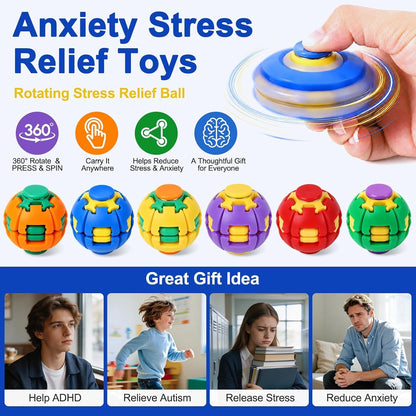 Press and Spin Stress Relieving Ball