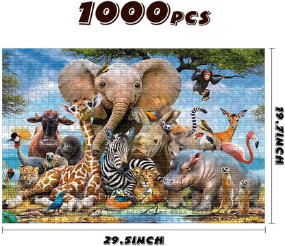 Animal World Jigsaw Puzzle 1000 Pieces