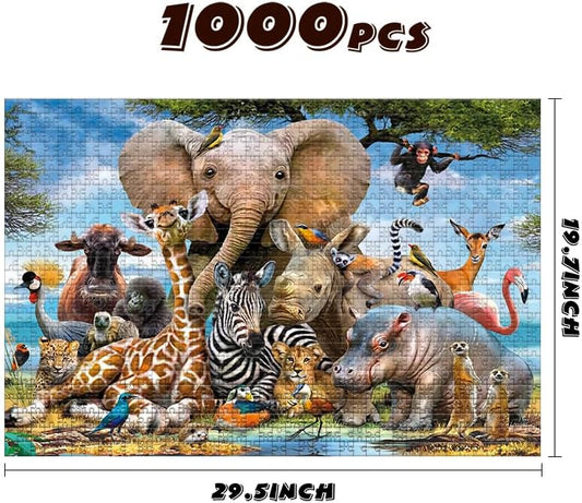 Animal World Jigsaw Puzzle 1000 Pieces