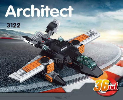 Architect Bricks Building Block 36 Models 256 Pieces - 122