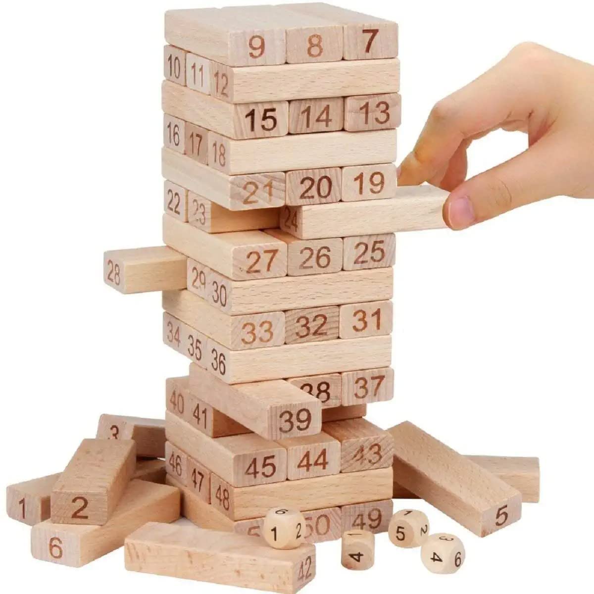 Wooden Jenga 54 pieces