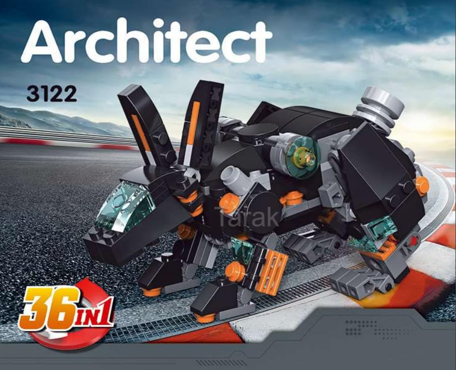 Architect Bricks Building Block 36 Models 256 Pieces - 122