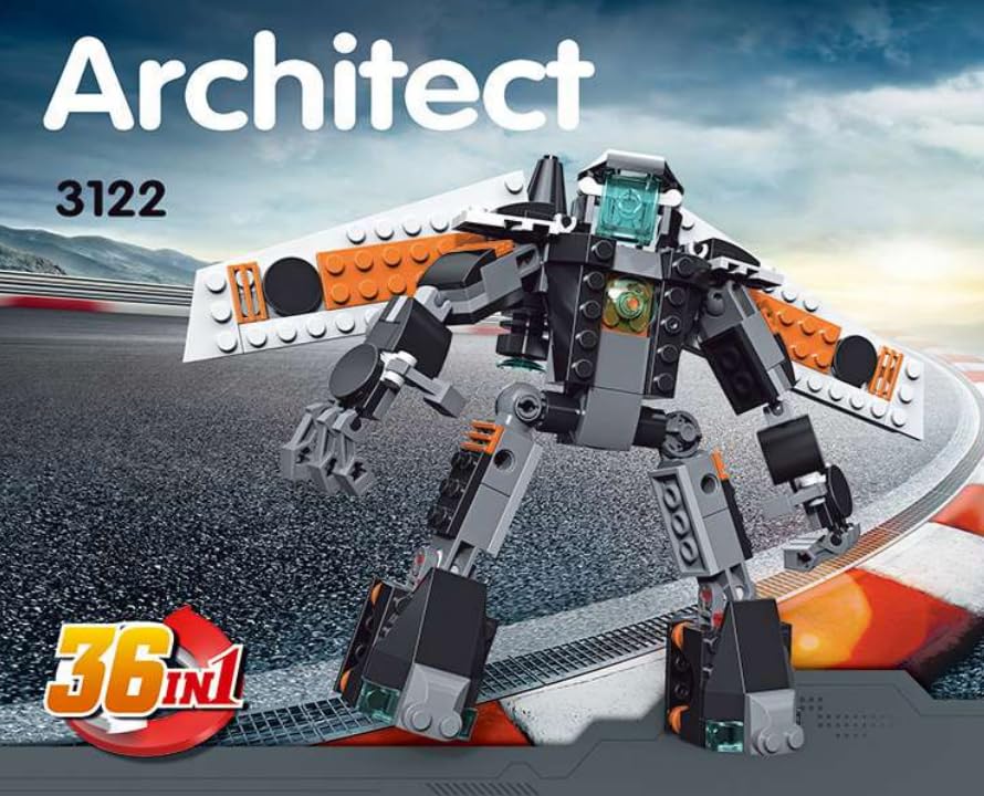 Architect Bricks Building Block 36 Models 256 Pieces - 122