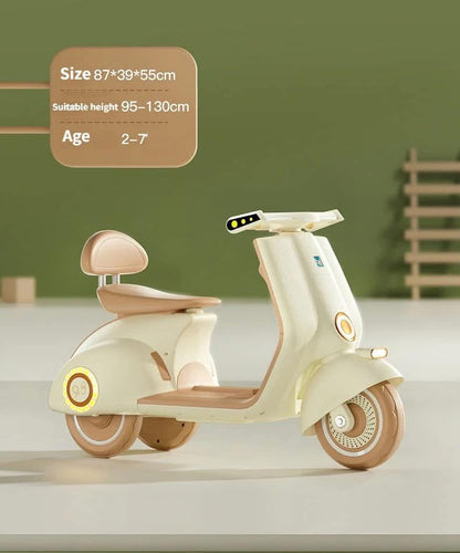 Electric Vespa 6V kids- Beige