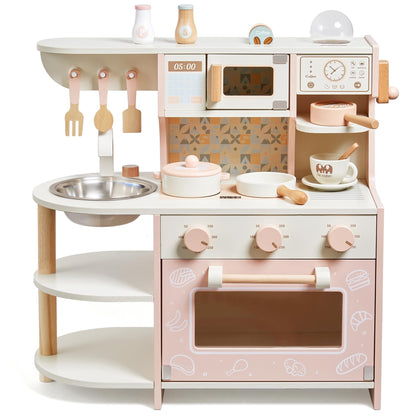 Pretend Kitchen Playset with Coffee Maker