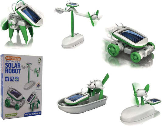 6 IN 1 Solar robot kit