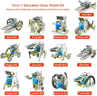 14 in 1 DIY Solar Robot Logical Experiments