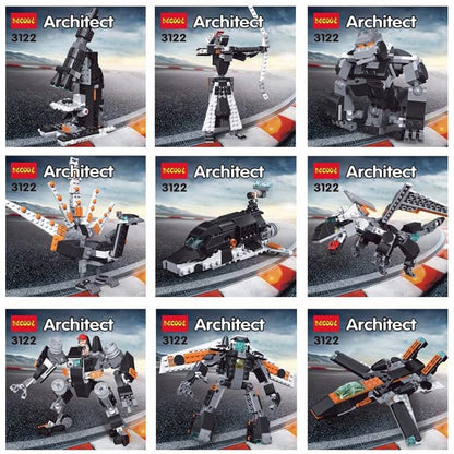 Architect Bricks Building Block 36 Models 256 Pieces - 122