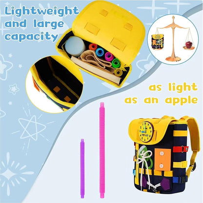 Toddlers Busy Board Backpack