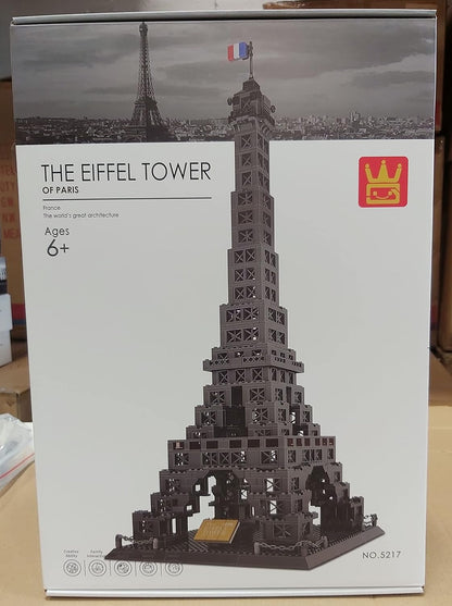 Eiffel Tower of Paris Building Blocks Model - 976 Pieces