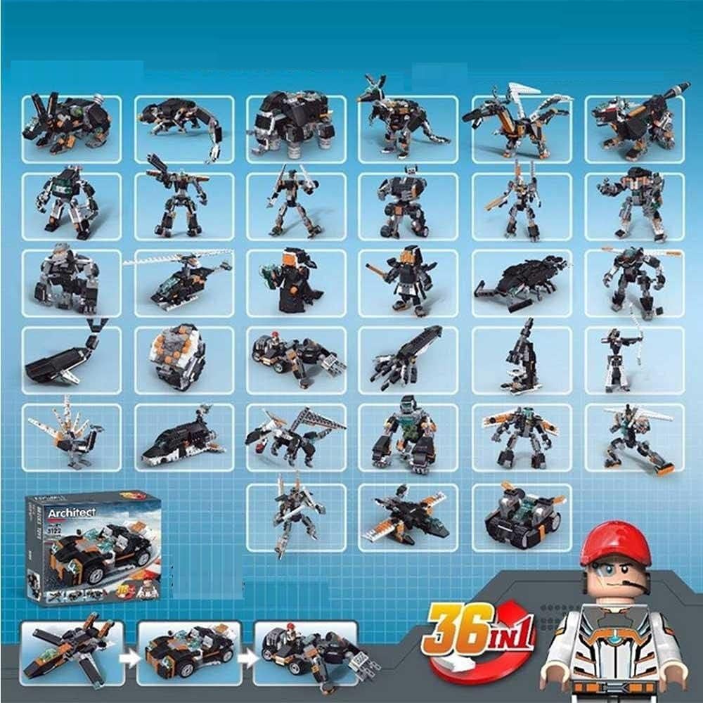 Architect Bricks Building Block 36 Models 256 Pieces - 122