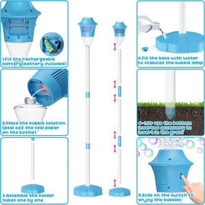 Bubble torch lamp