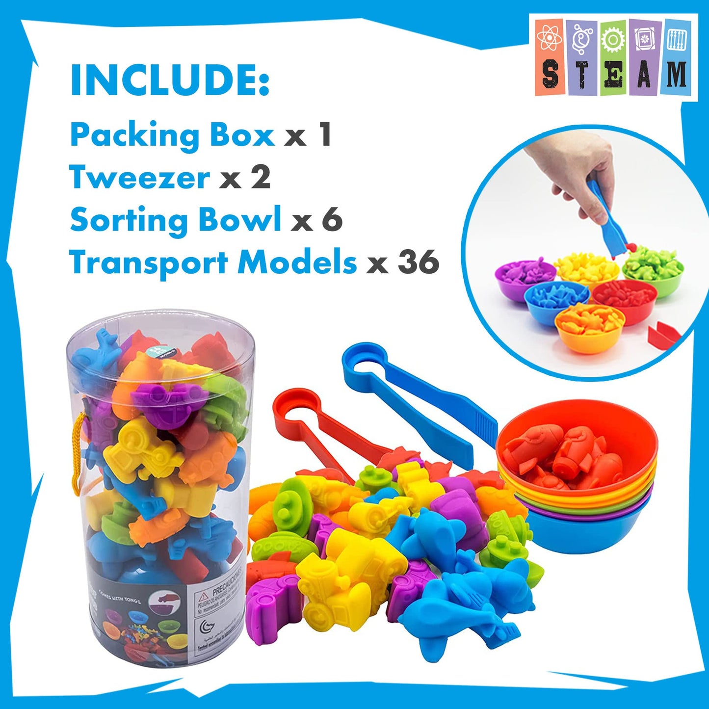 Transport classification sorting toy
