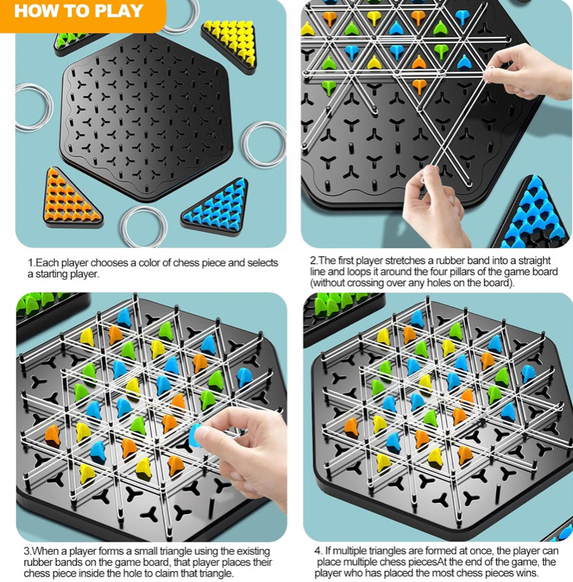 Triangle chess game