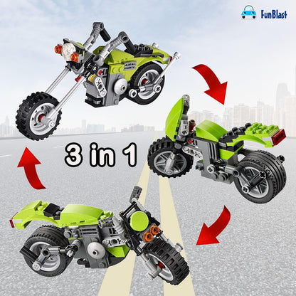 Architect Highway Cruiser Building Blocks 3 Models 129 Pieces