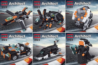 Architect Bricks Building Block 36 Models 256 Pieces - 122