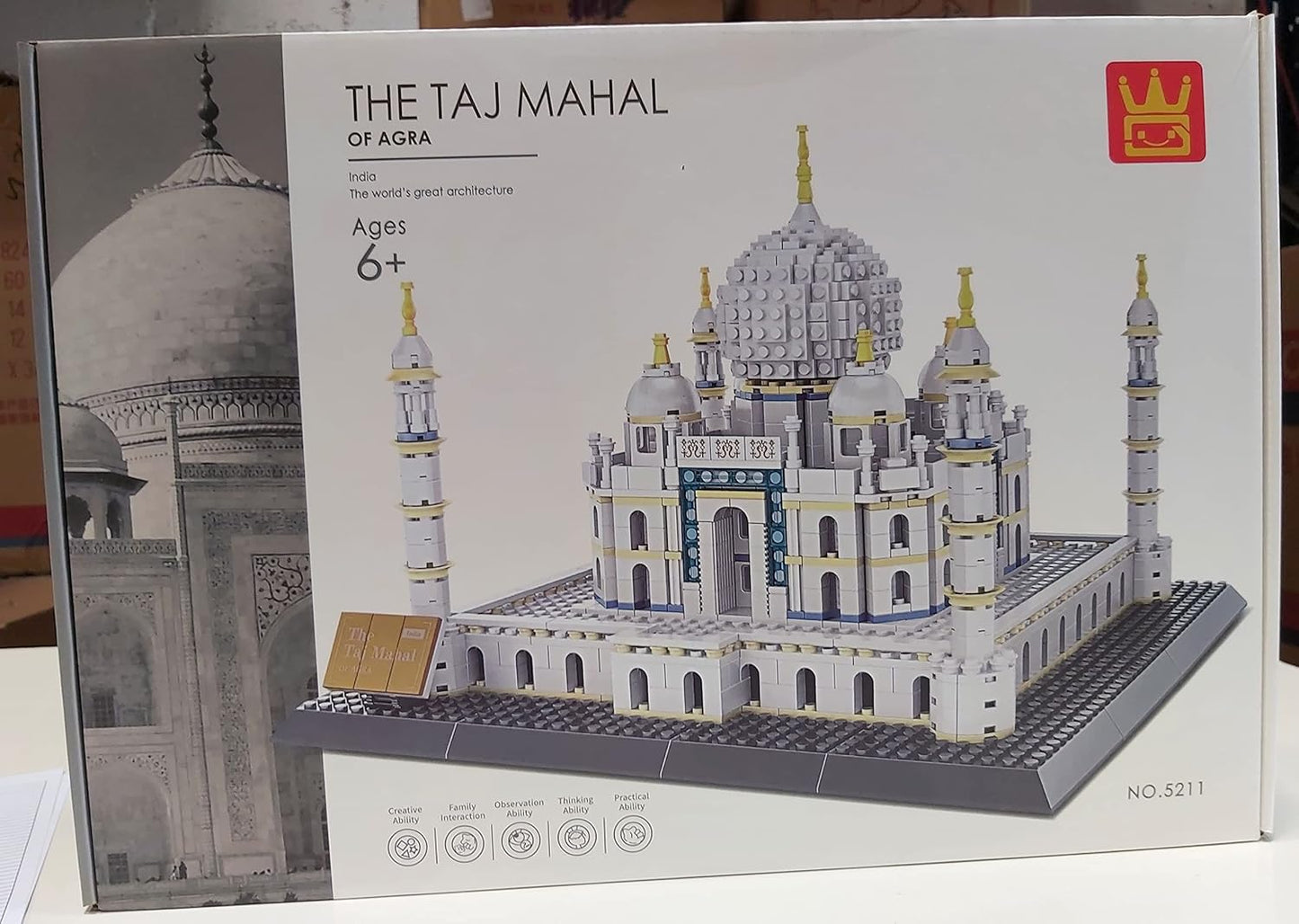 The Taj Mahal India Building Blocks Model - 1113 pieces