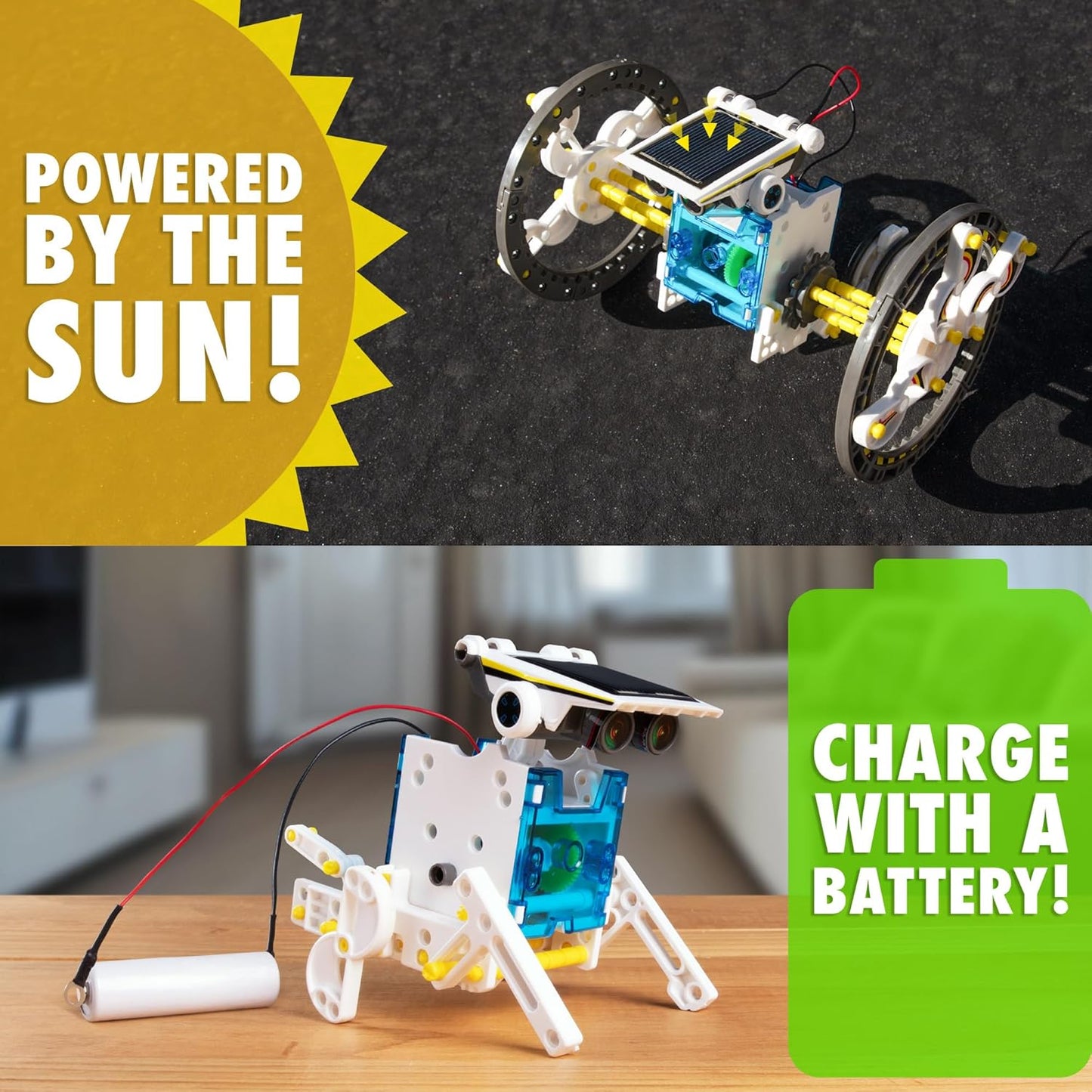 14 in 1 DIY Solar Robot Logical Experiments