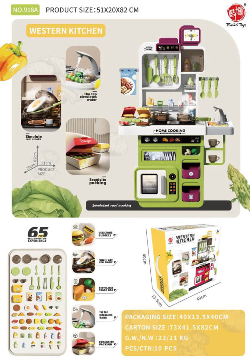 65 pieces Western kitchen