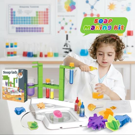 DIY soap making STEAM science toy