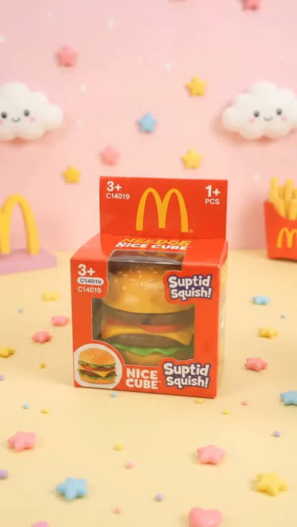 Mc Donald’s squishy burger