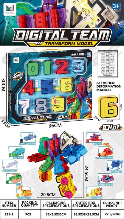 Digital Number Robot