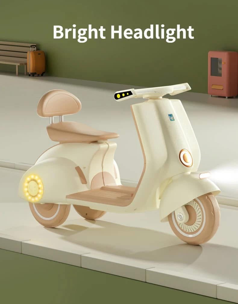 Electric Vespa 6V kids- Beige