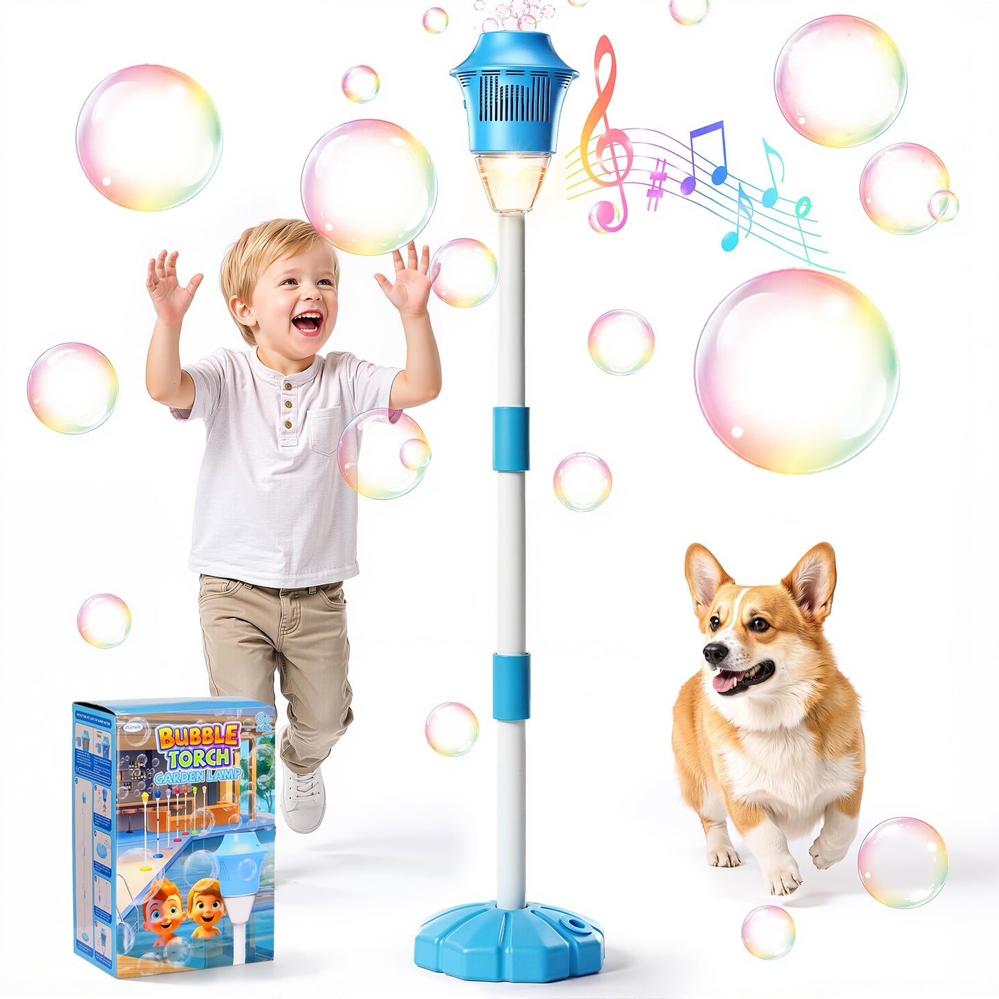 Bubble torch lamp