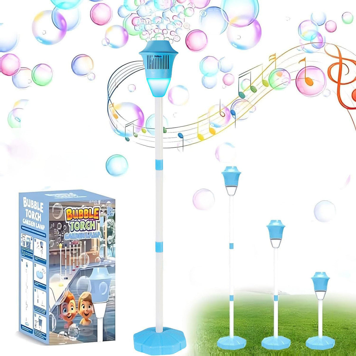 Bubble torch lamp
