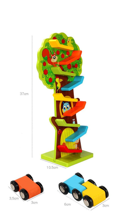 Squirrel Taxiway Wooden Race Track