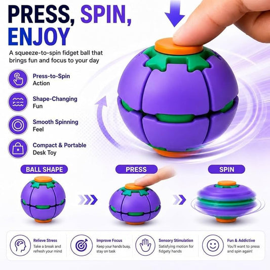 Press and Spin Stress Relieving Ball